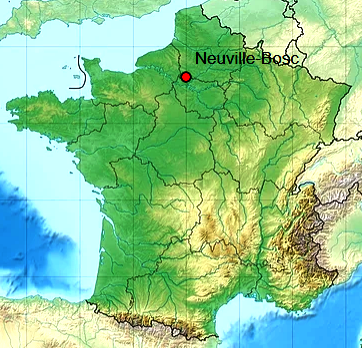 Neuville bosc oise geo