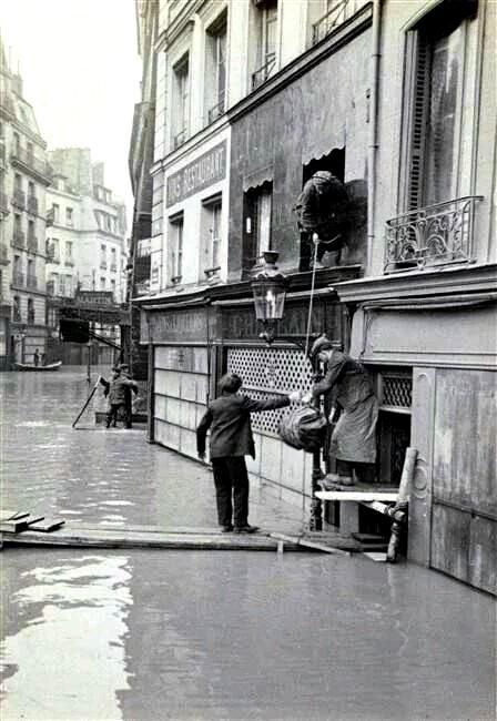 Paris 75 crue de la seine 1910 cpa