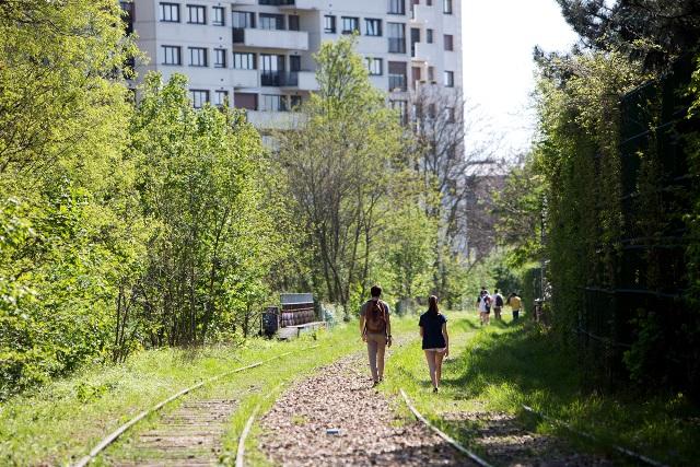 Paris 75 la petite ceinture ferroviaire dans le 13e