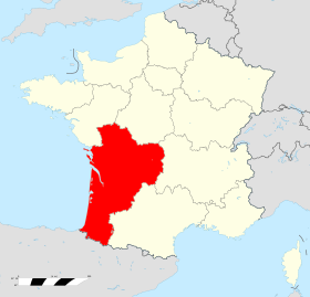 Region nouvelle aquitaine en france