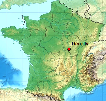 Remilly carte geo