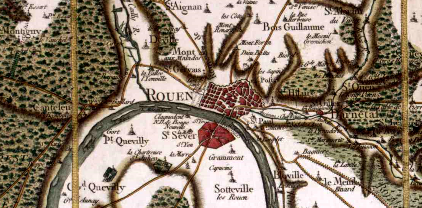 Rouen seine maritime cassini