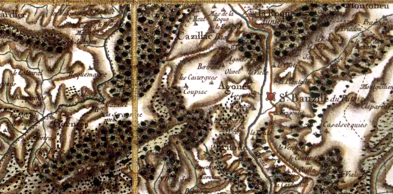 Saint bauzille de putois herault cassini