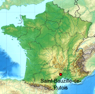 Saint bauzille de putois herault geo