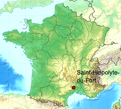 Saint hippolyte du fort gard geo