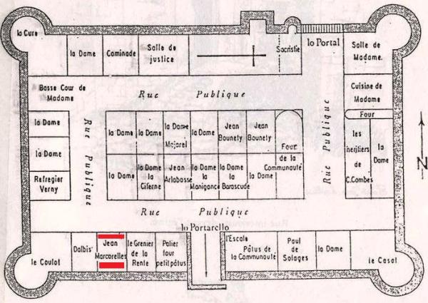 Saint jean et saint paul aveyron saint jean d alcas plan du fort en 1675