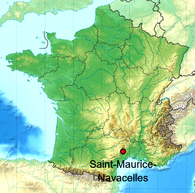 Saint maurice navacelles herault geo