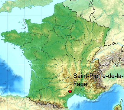 Saint pierre de la fage herault geo