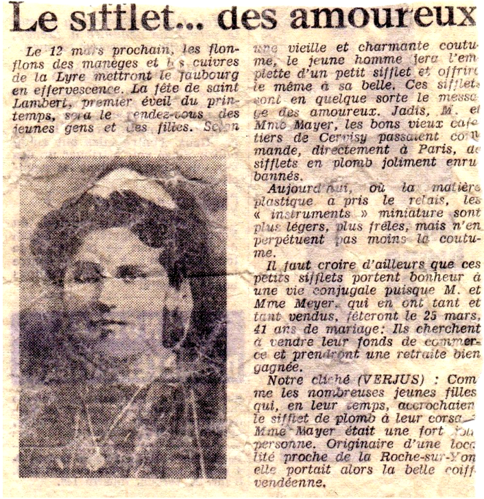 Stenay 55 le sifflet des amoureux et meme georgette