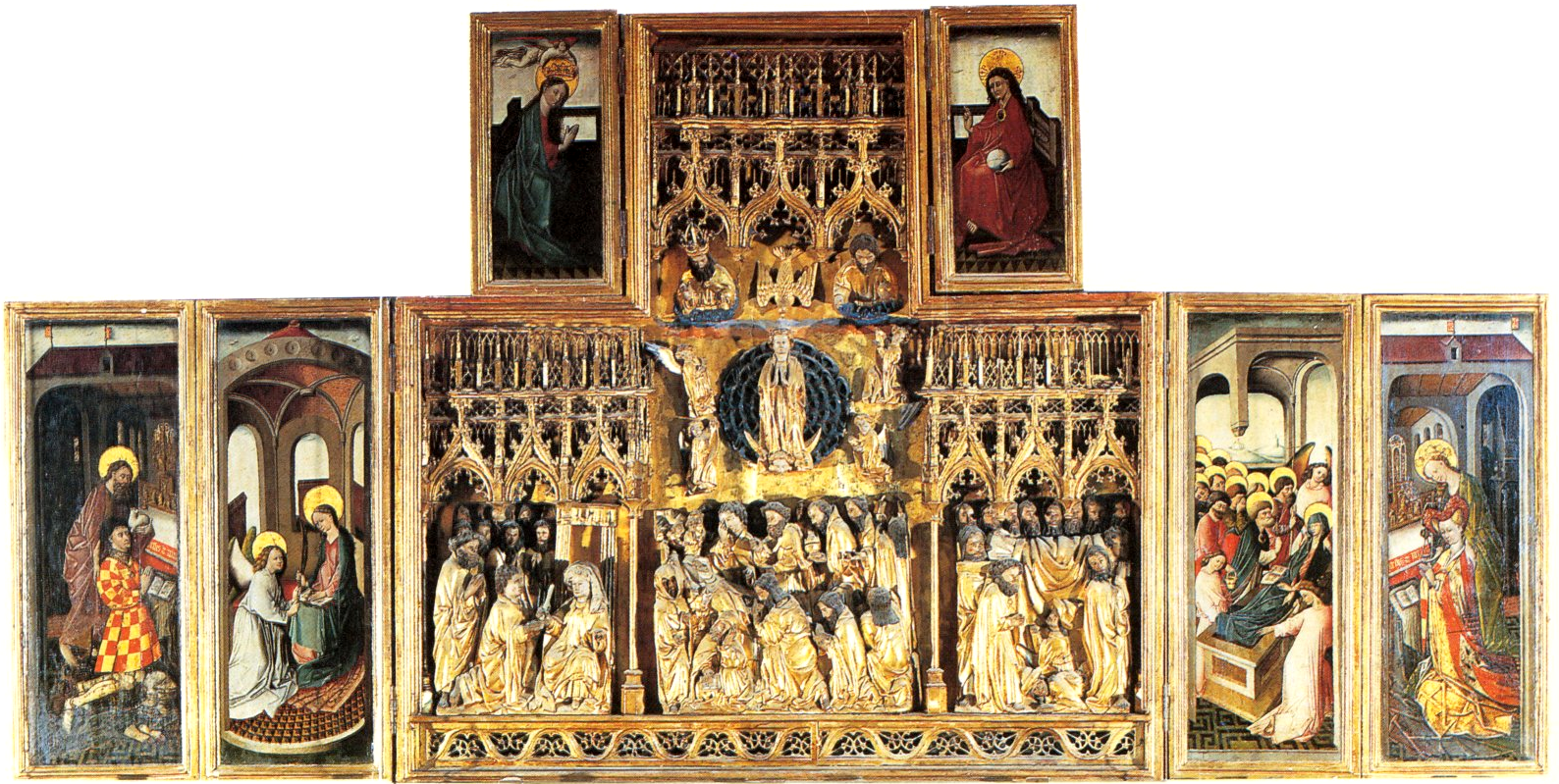 Ternant retable de la vierge