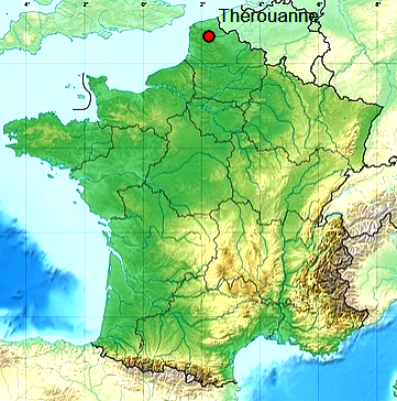 Therouanne pas de calais geo