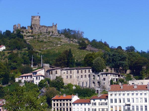 Vienne isere le chateau de la batie