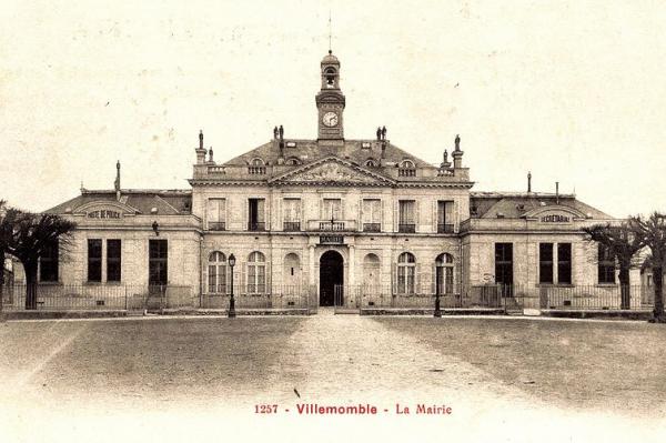 Villemomble seine saint denis le chateau seigneurial mairie cpa